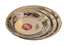 Stainless Steel Plates & Curry Bowls – 7", 8", 9"
