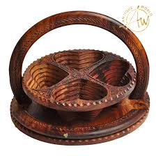 Wooden Fruit Basket